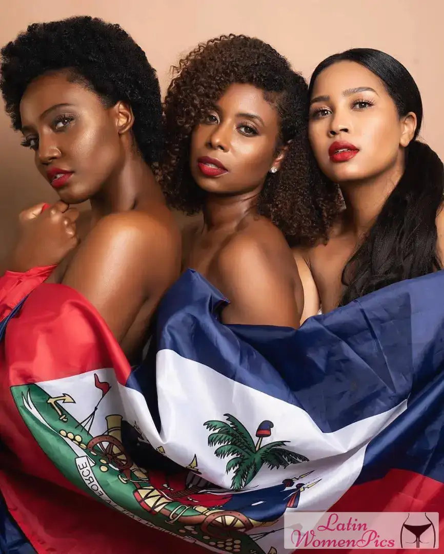 elegant Haitian model