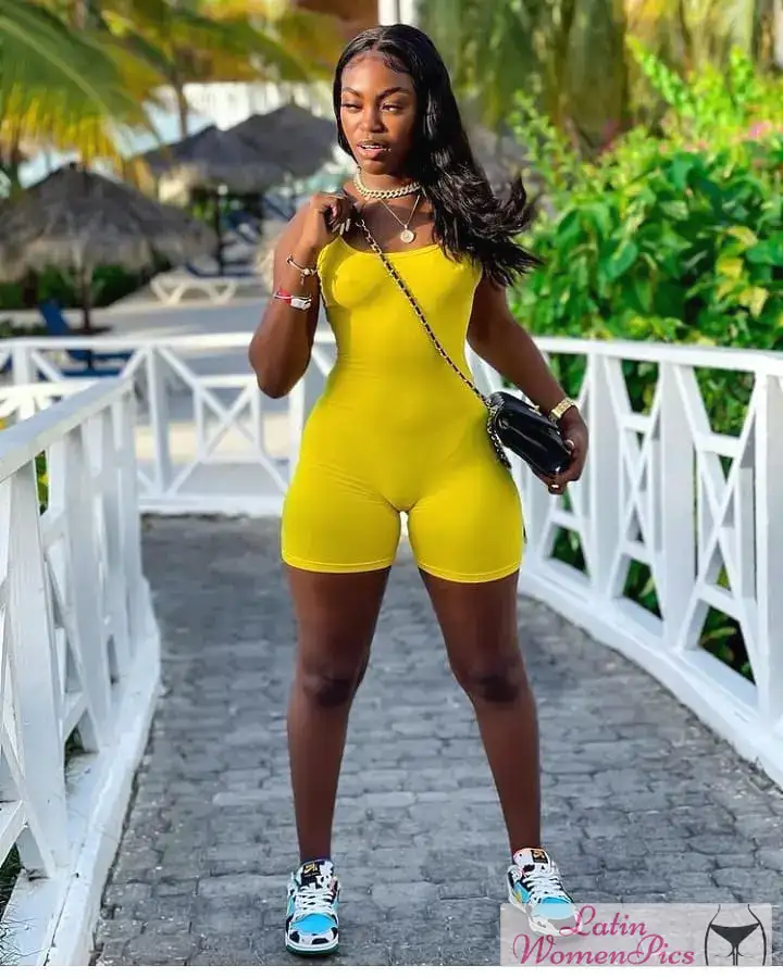 radiant Jamaican woman image