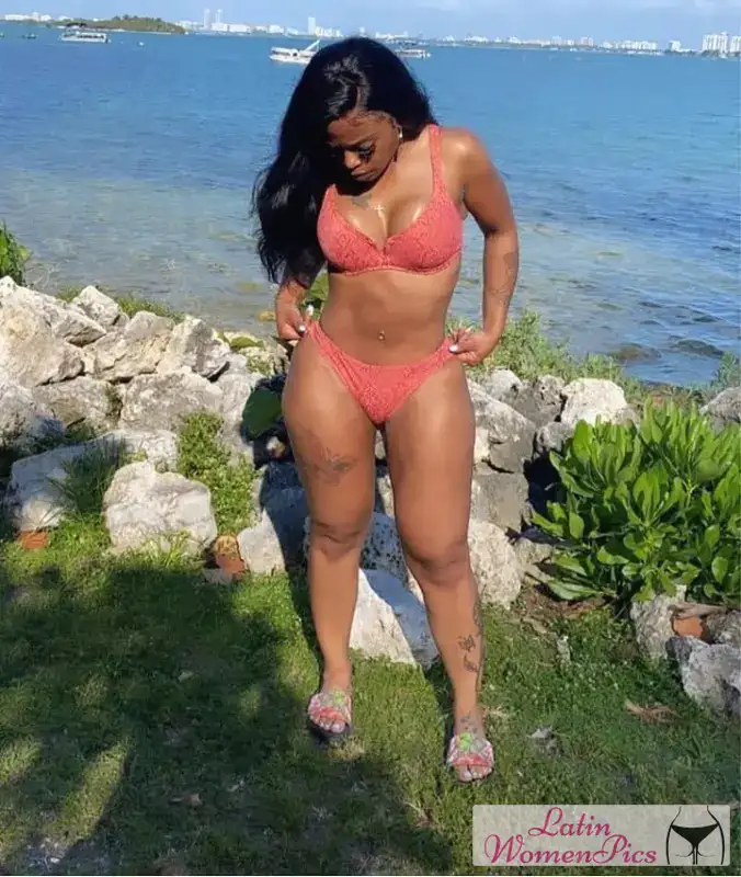sexy Jamaican women portrait